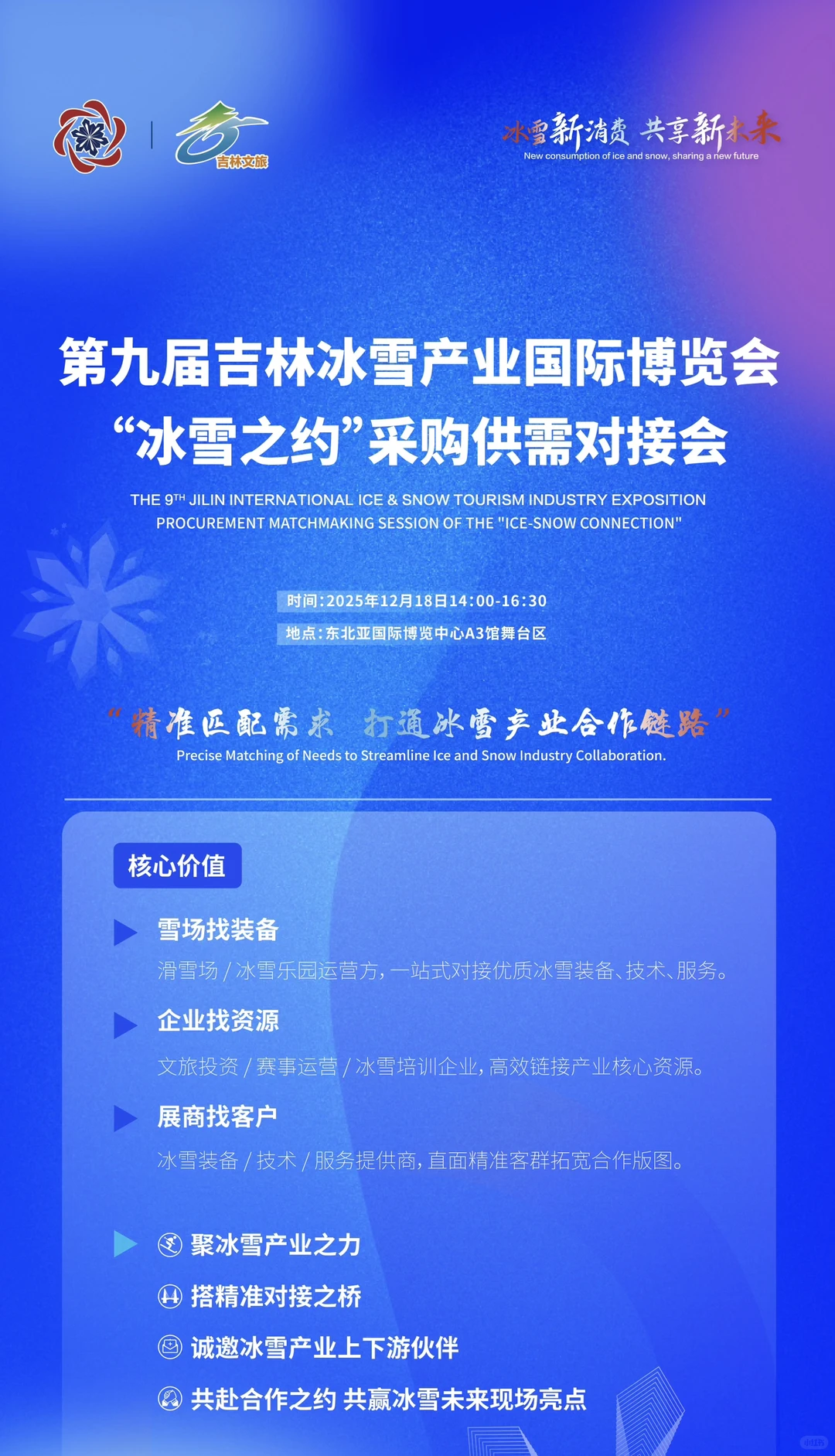 吉林雪博会供需对接大会
