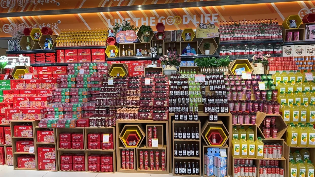 饮料主通道陈列