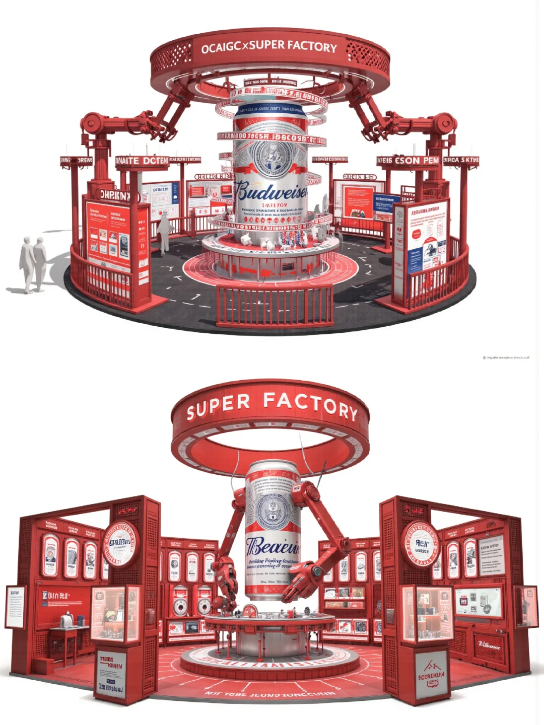 百威啤酒 | 超级工厂展台实验场概念方案