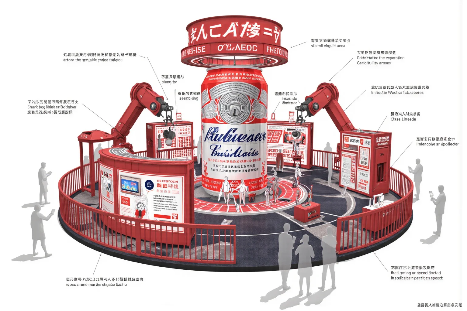 百威啤酒 | 超级工厂展台实验场概念方案