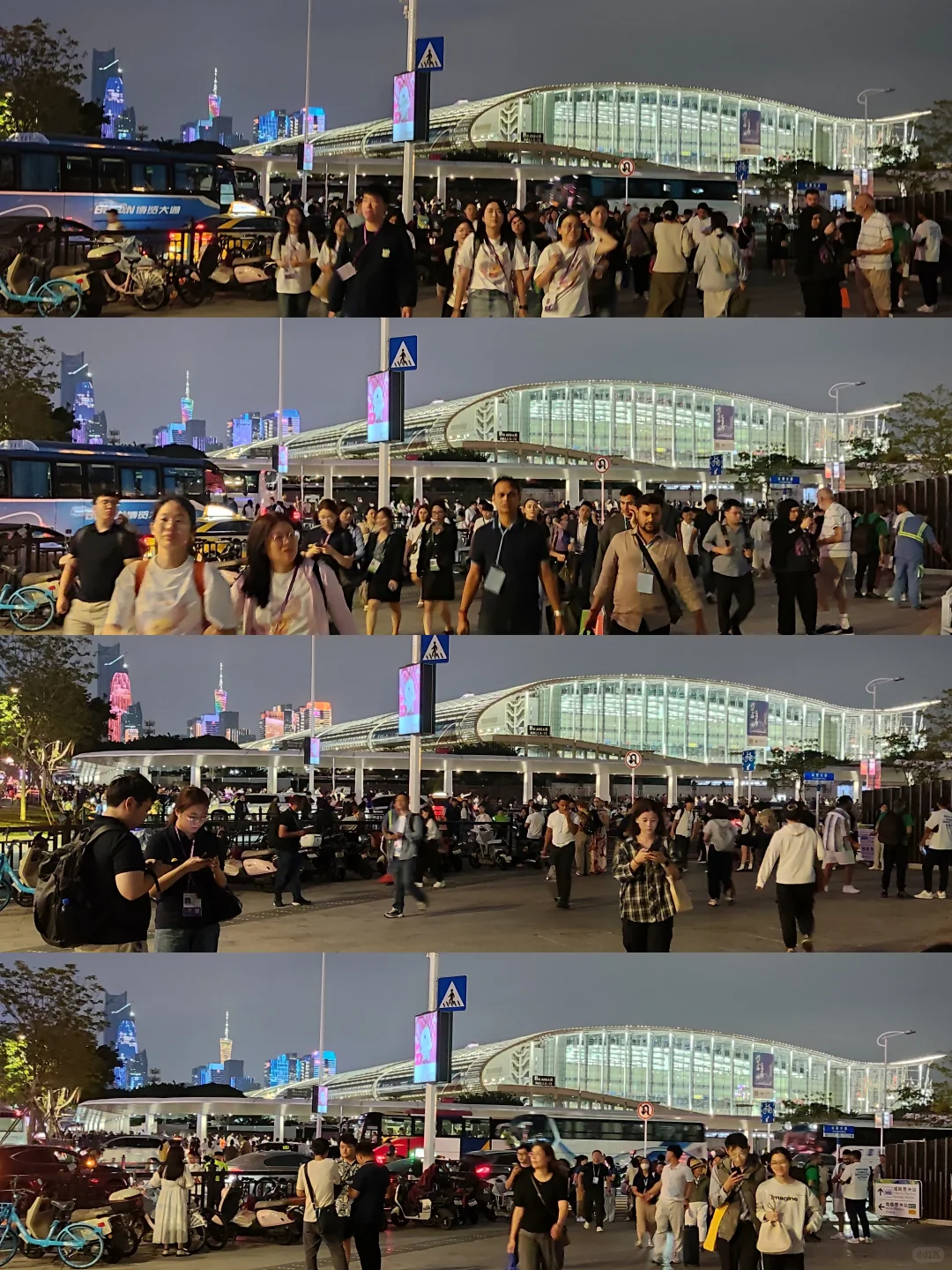 20251031｜华灯初上的广交会展馆