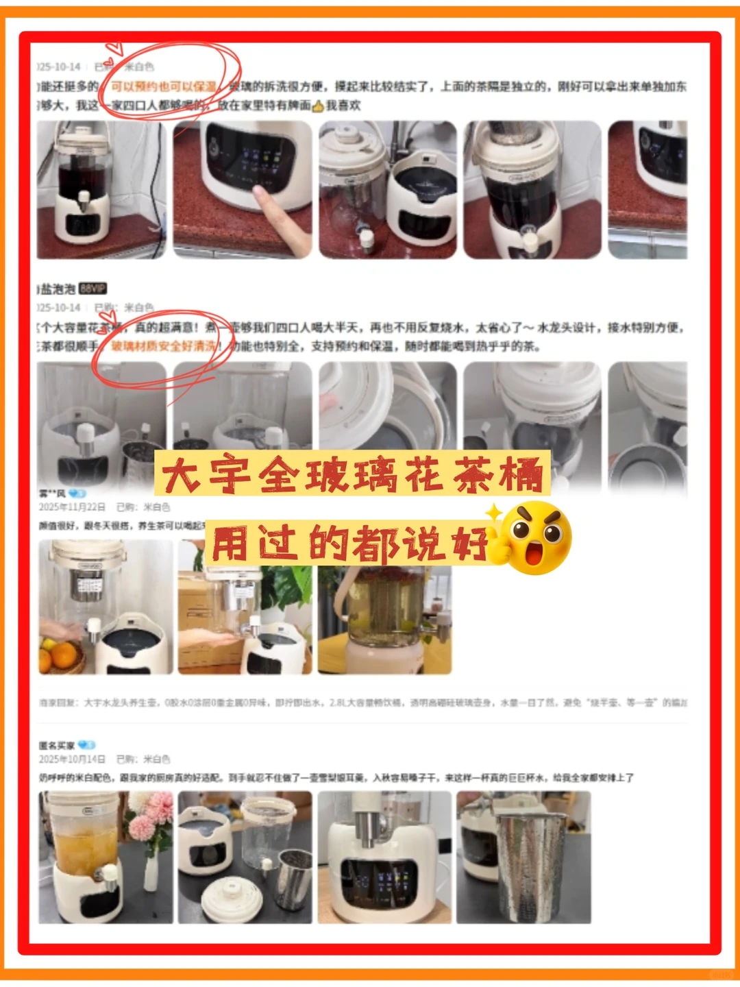 双12抄底价入手大宇全玻璃花茶桶仅2xx?