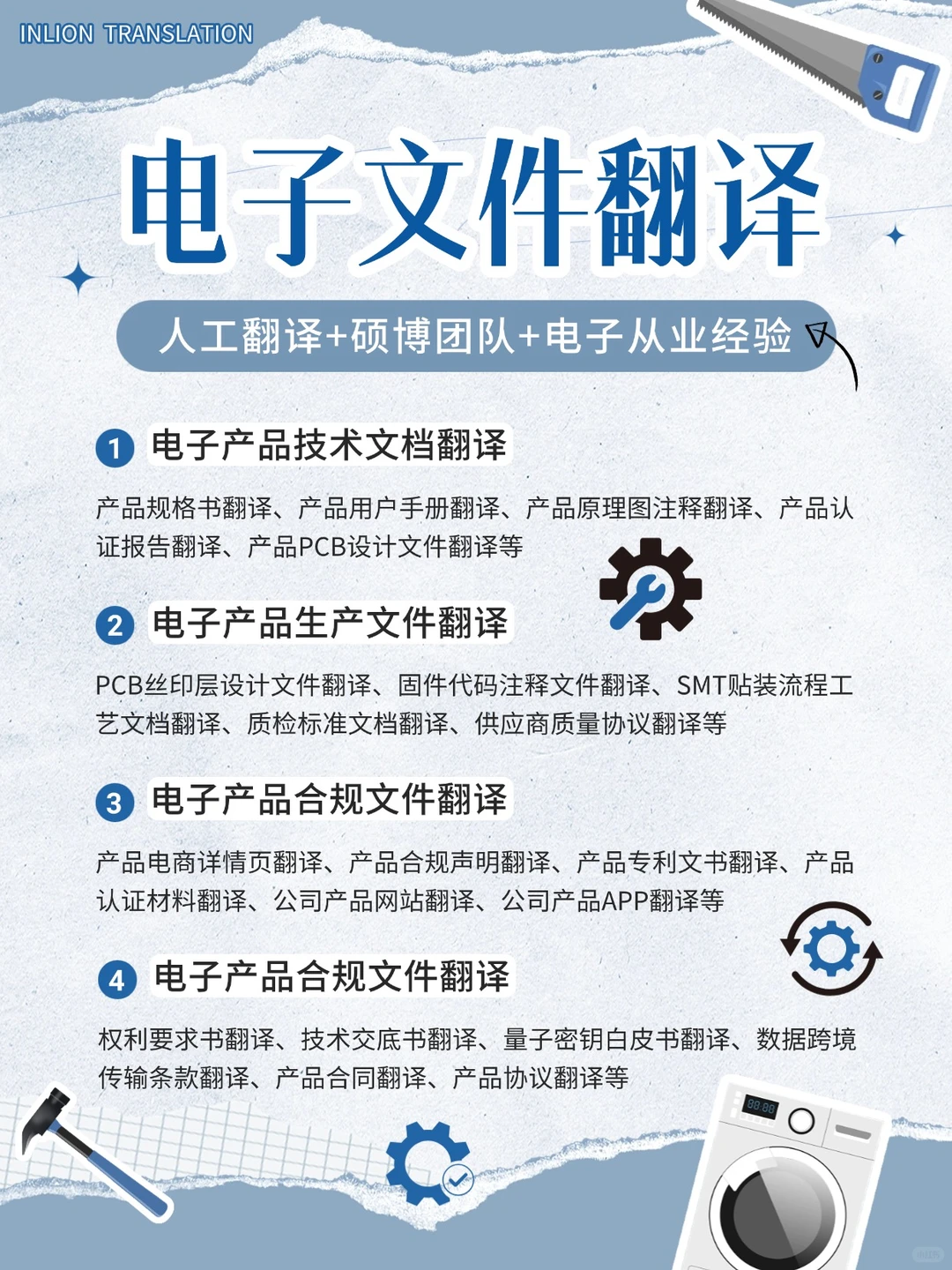 ?电子文件翻译就找英联!15年翻译公司~