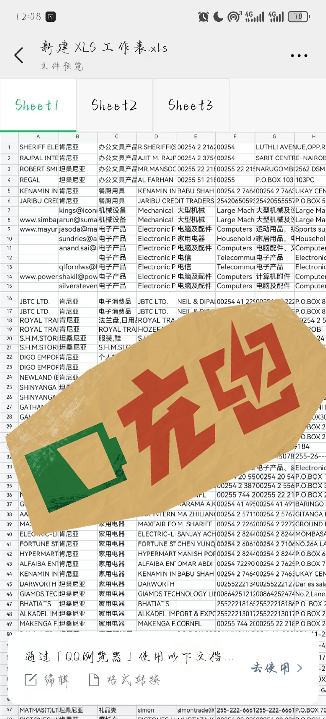 外贸采购商联系资源