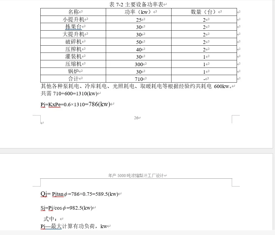年产5000吨浓缩梨汁的食品工厂设计