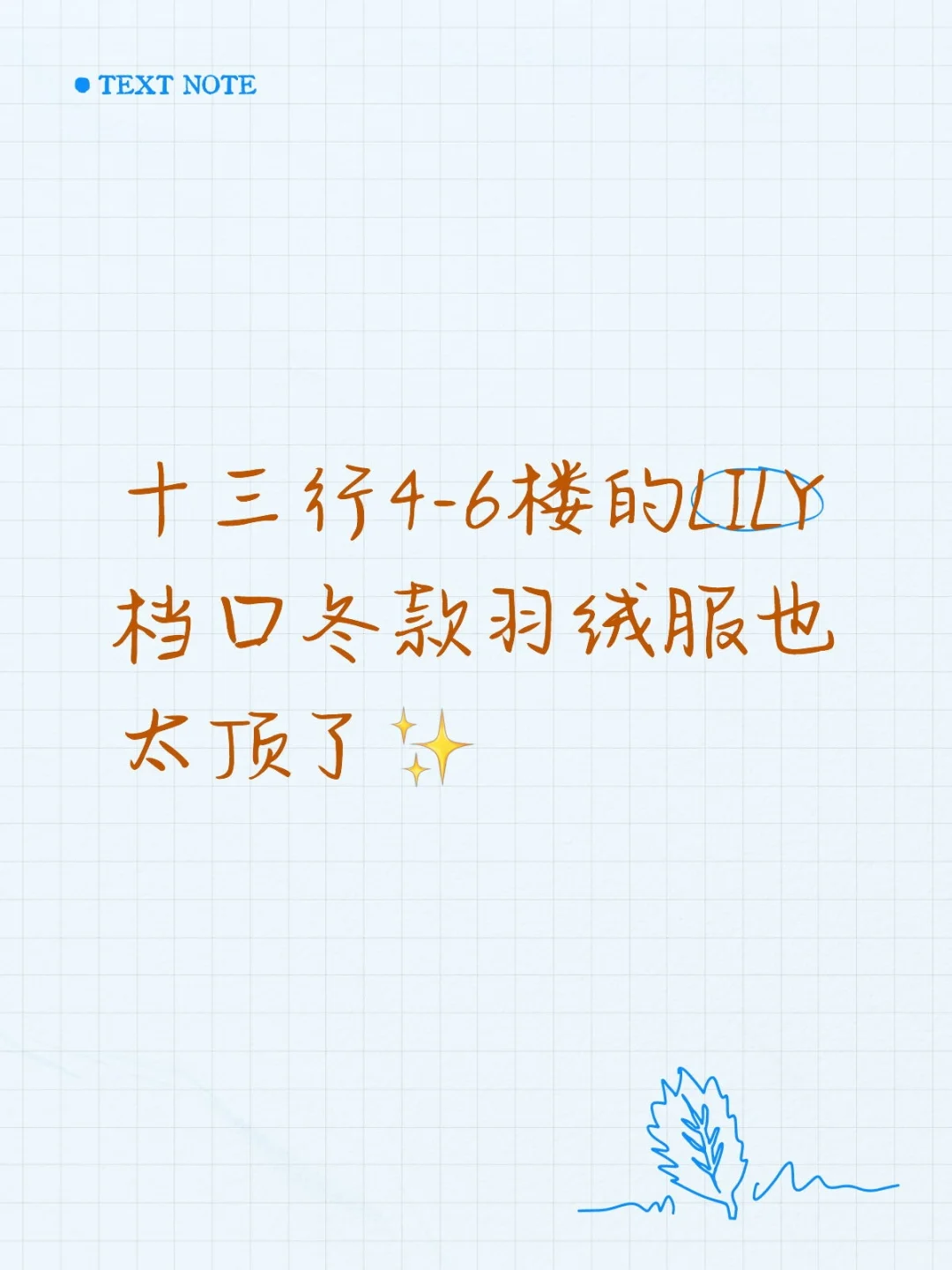 十三行4-6楼的LILY档口冬款羽绒服也太顶了