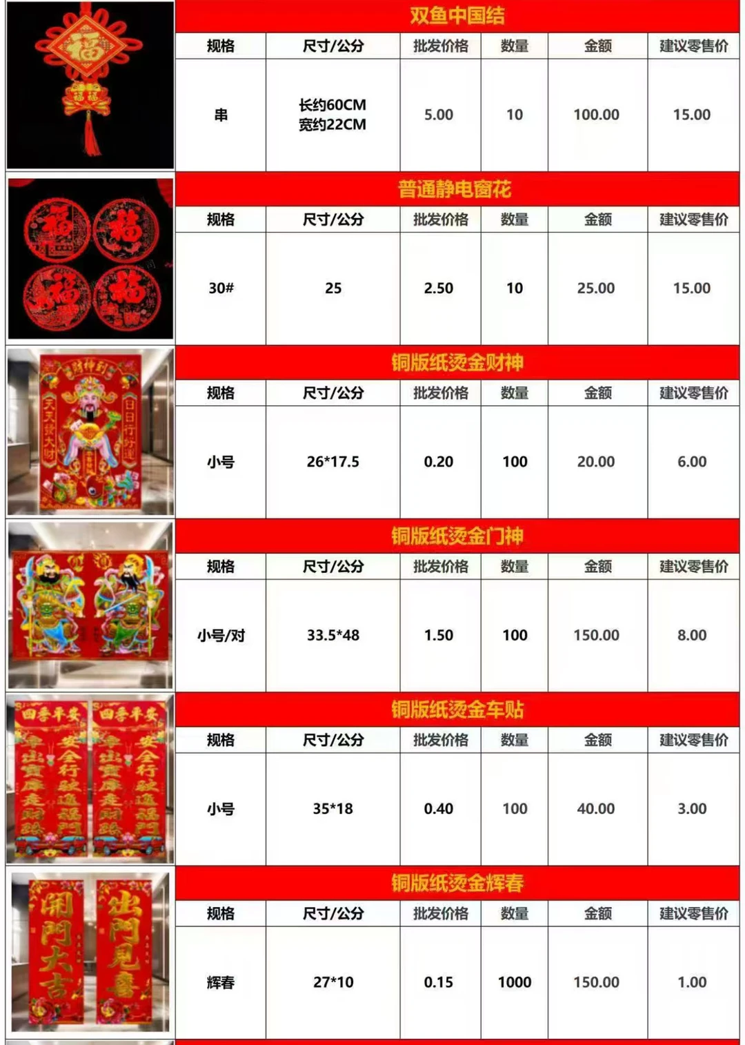 对联拿货内部价，几毛一副轻松赚米