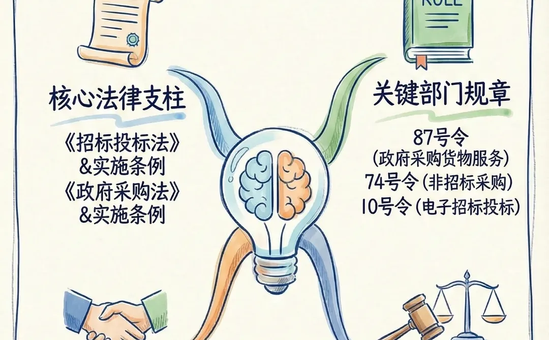 来啦!招采入门,这些法要背!