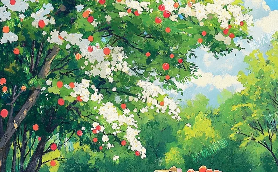 硕果累累，每一颗都是大地的甜蜜告白