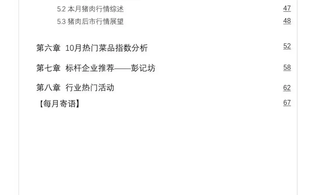 食品与餐饮连锁企业采购行情