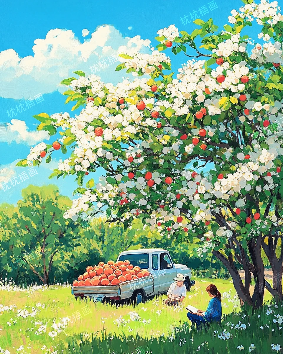 硕果累累，每一颗都是大地的甜蜜告白
