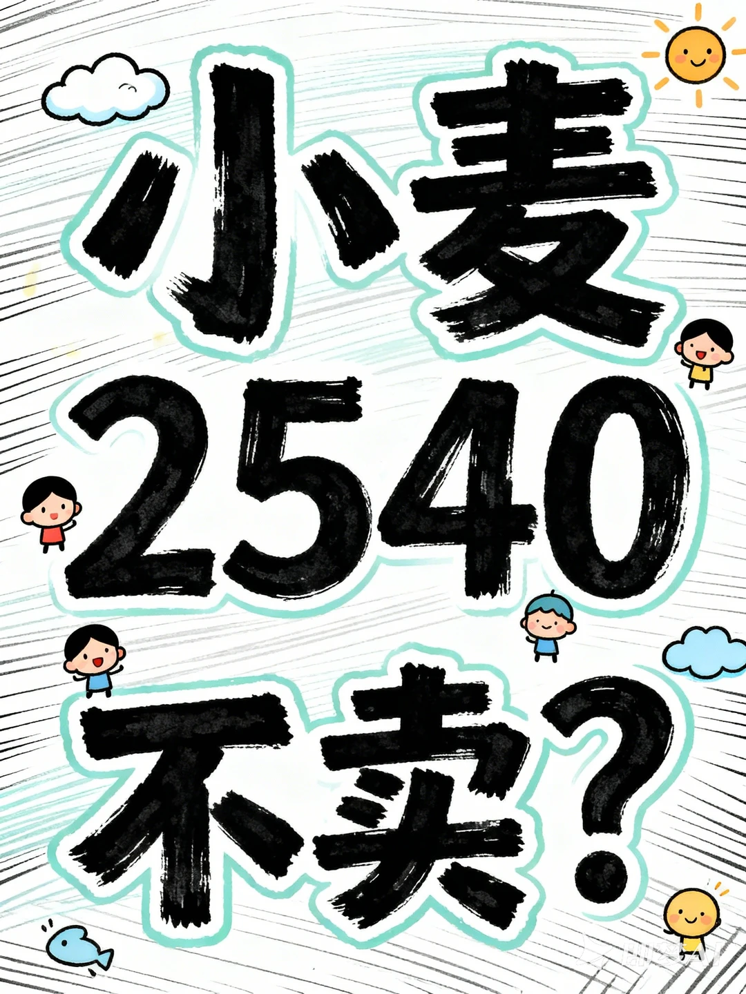 小麦2540！卖不卖？