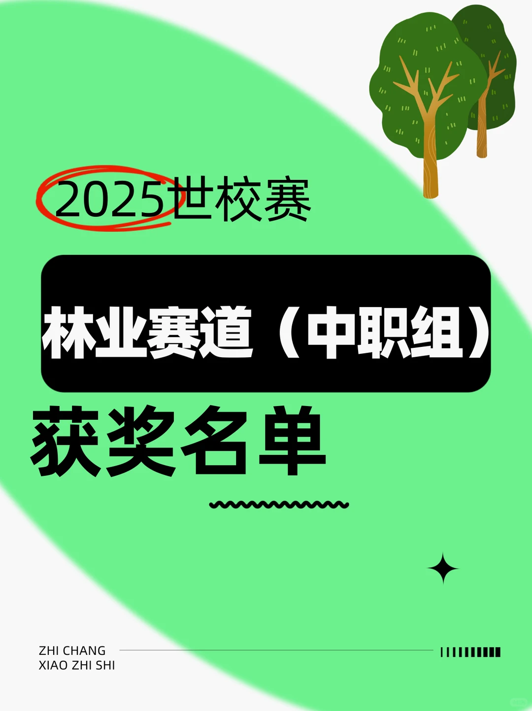 林业赛道（中职组）获奖名单公布