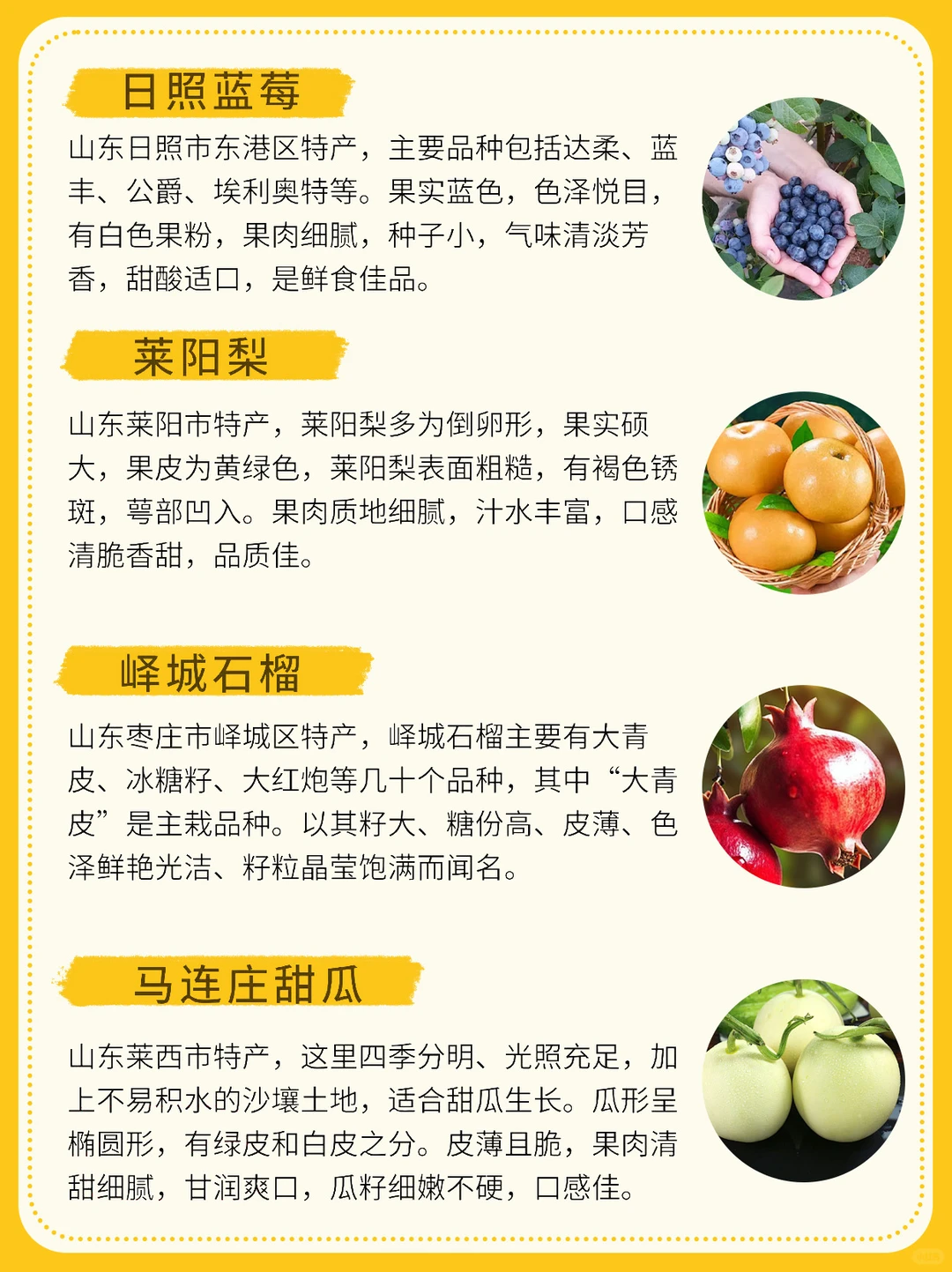 山东必吃水果有哪些❓