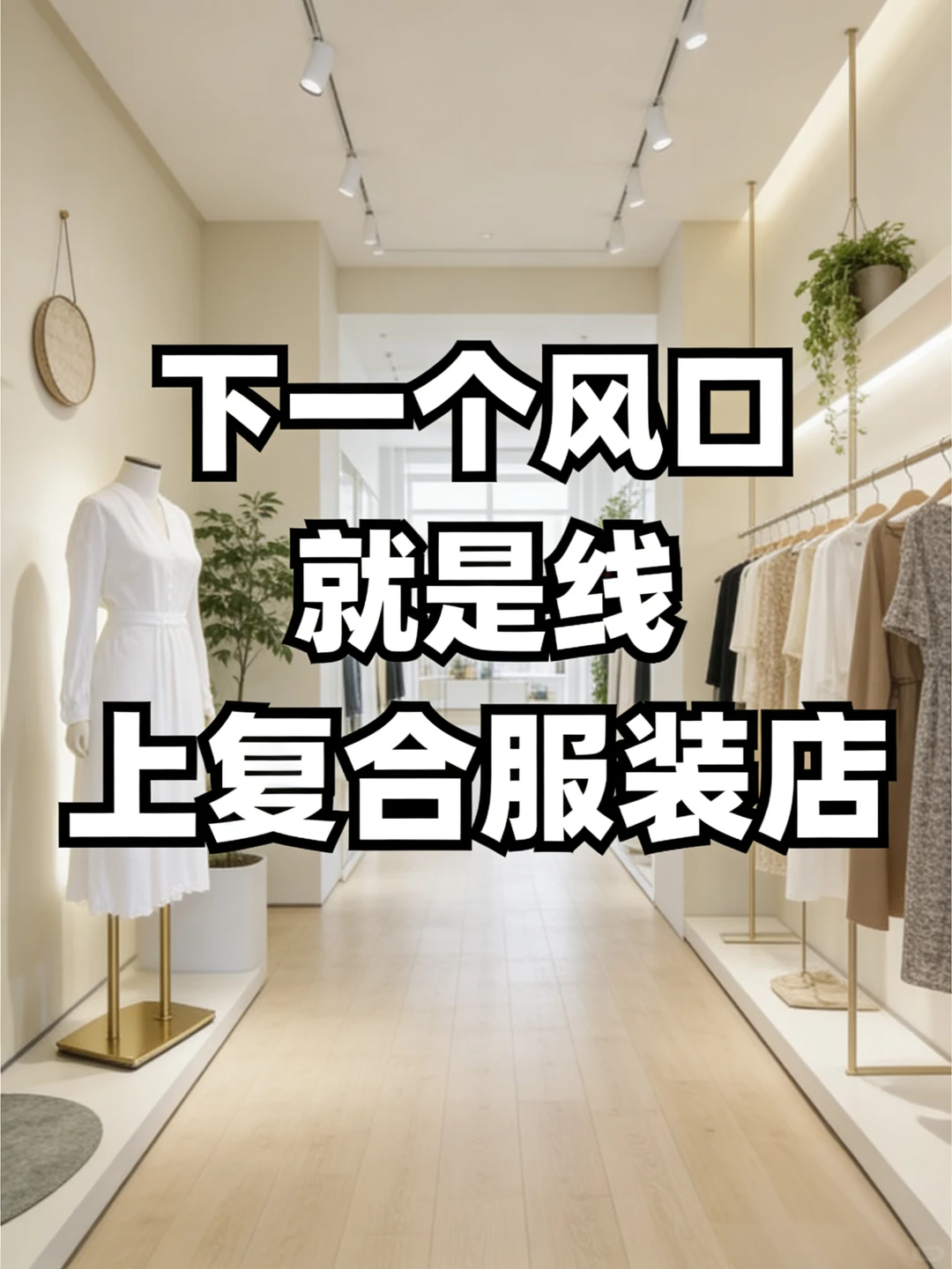 一家线下服装店竟月入600w+✅认知刷新了!