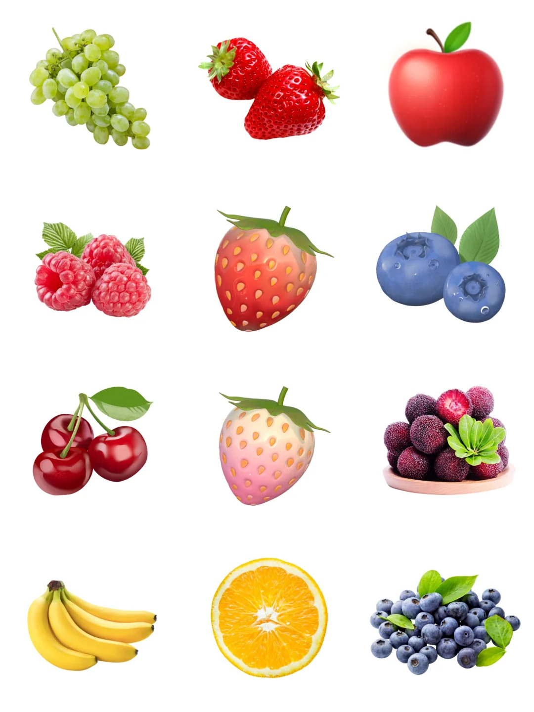 水果可打印素材