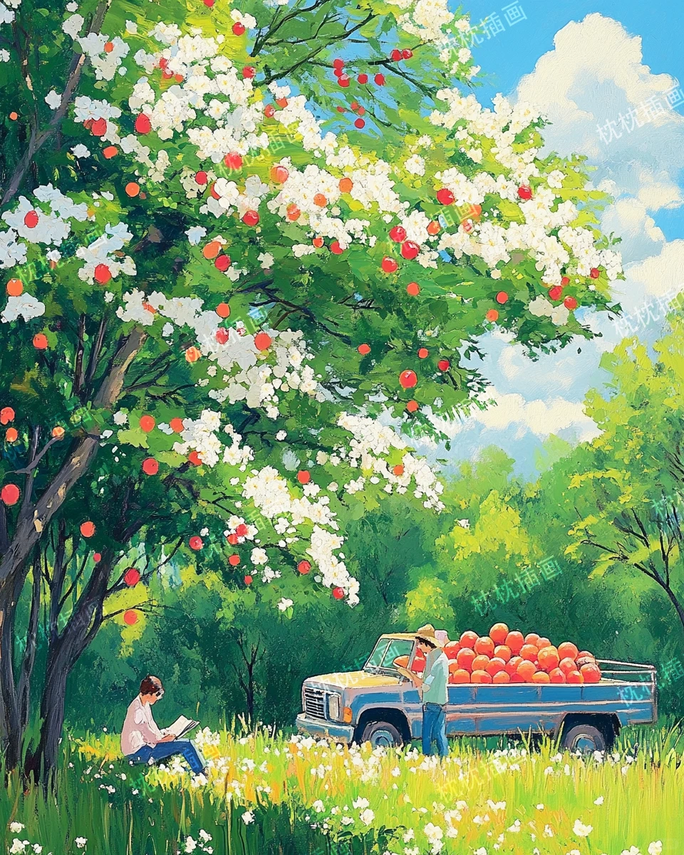 硕果累累，每一颗都是大地的甜蜜告白