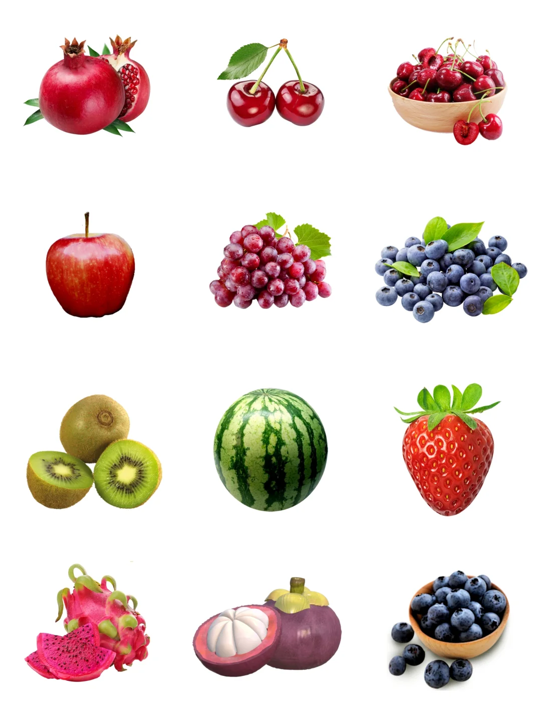 水果可打印素材