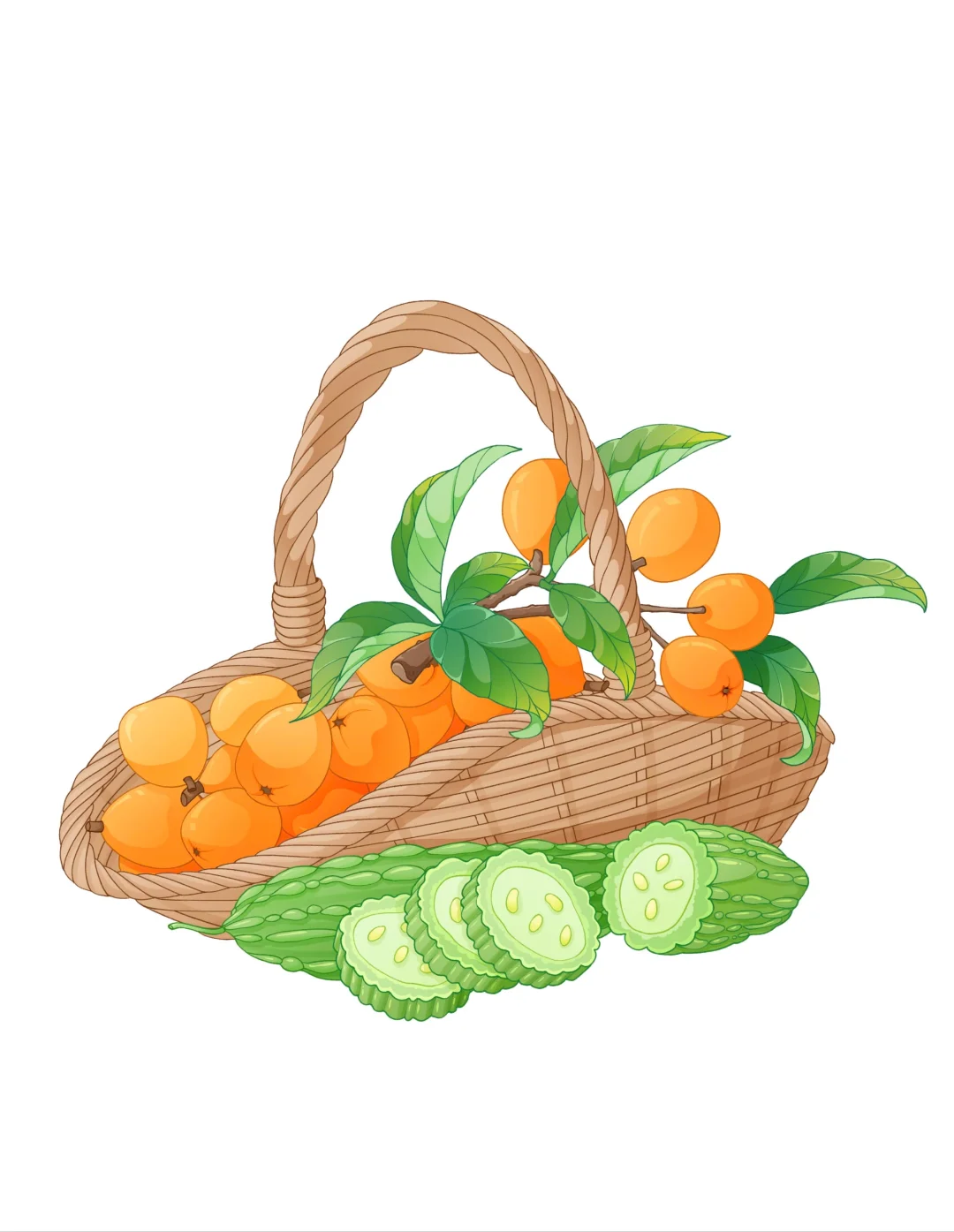 二十四节气原创插画之小满