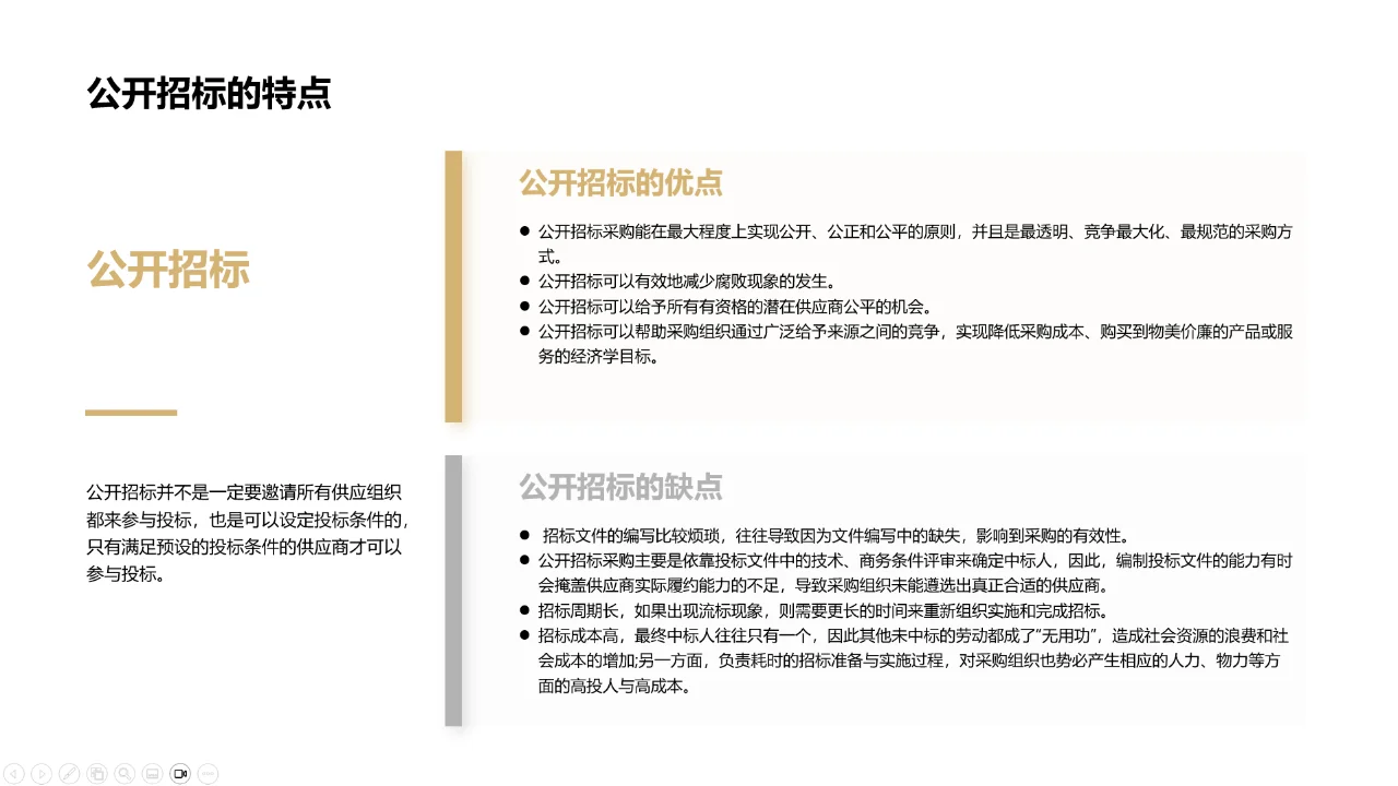 （9）采购招标管理