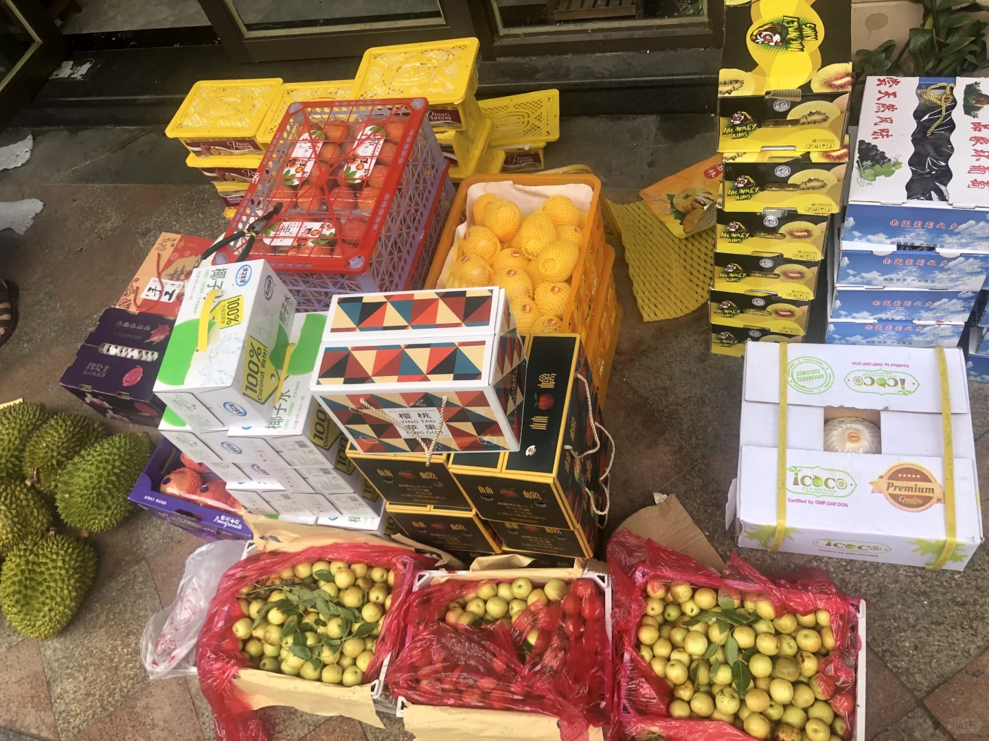 今日社团水果 再✈️400斤