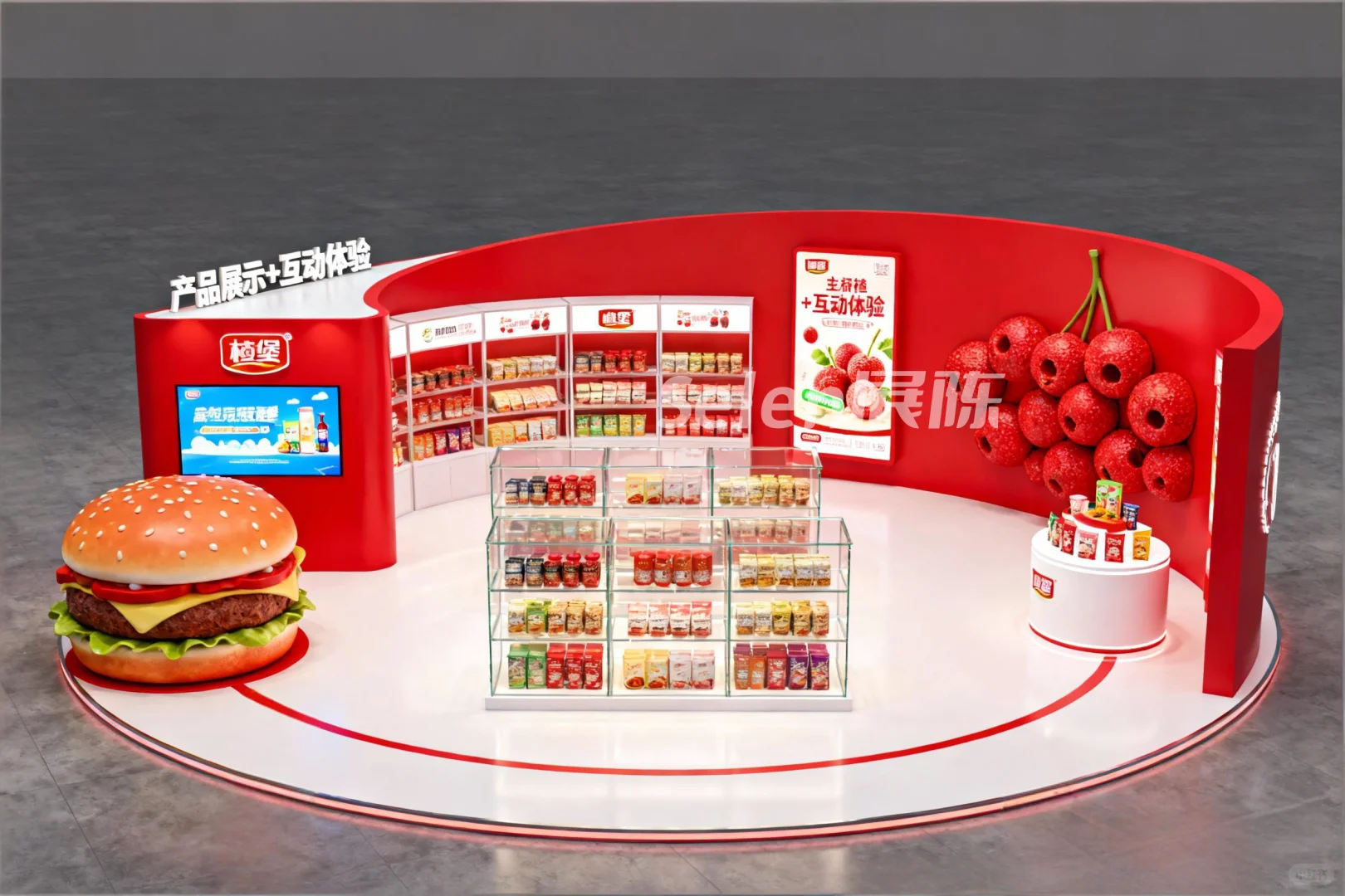 食品展台丨糖酒会创意设计