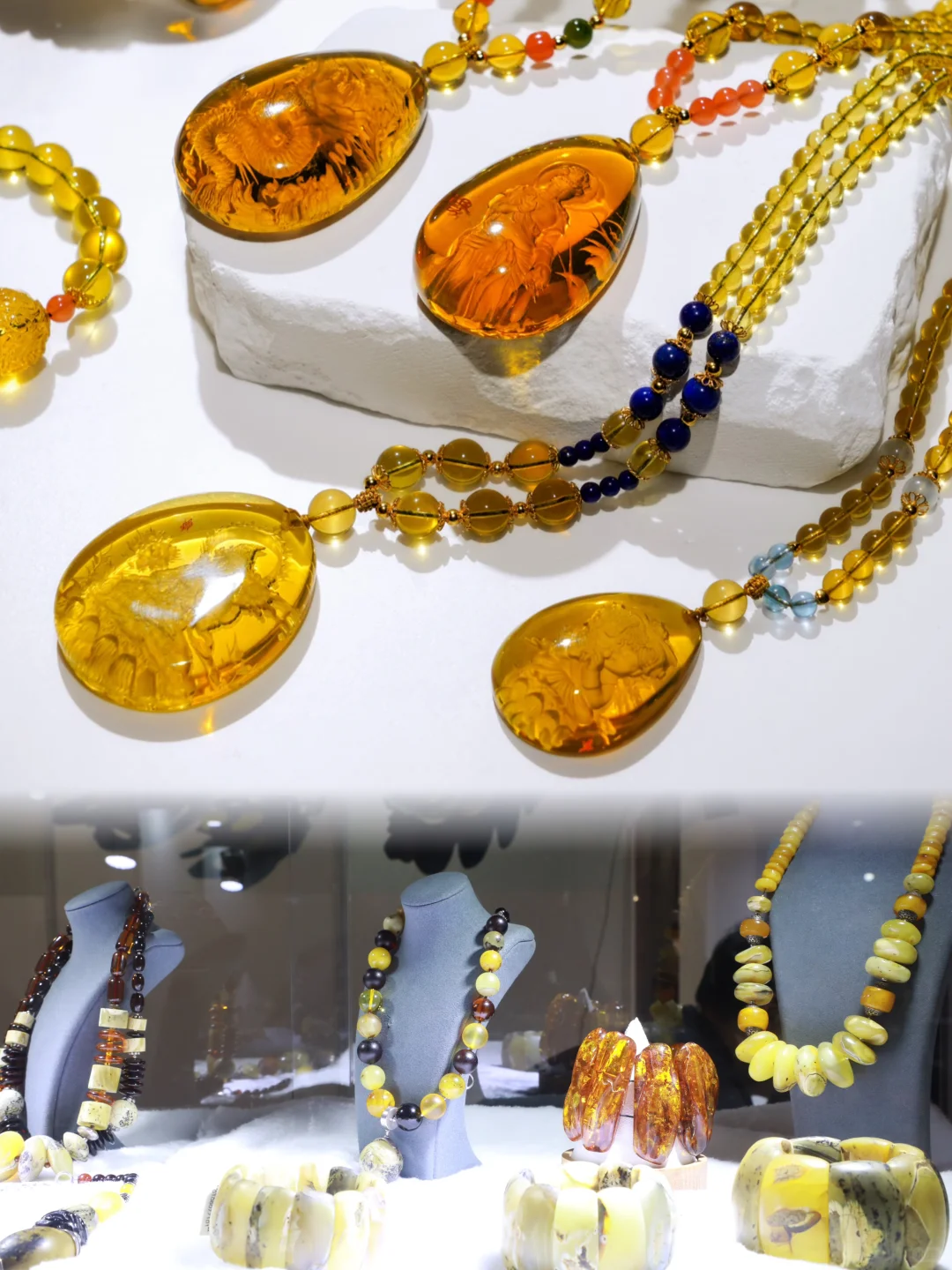 琥珀流光・晶润手作|北京珠宝展冬日暖调✨