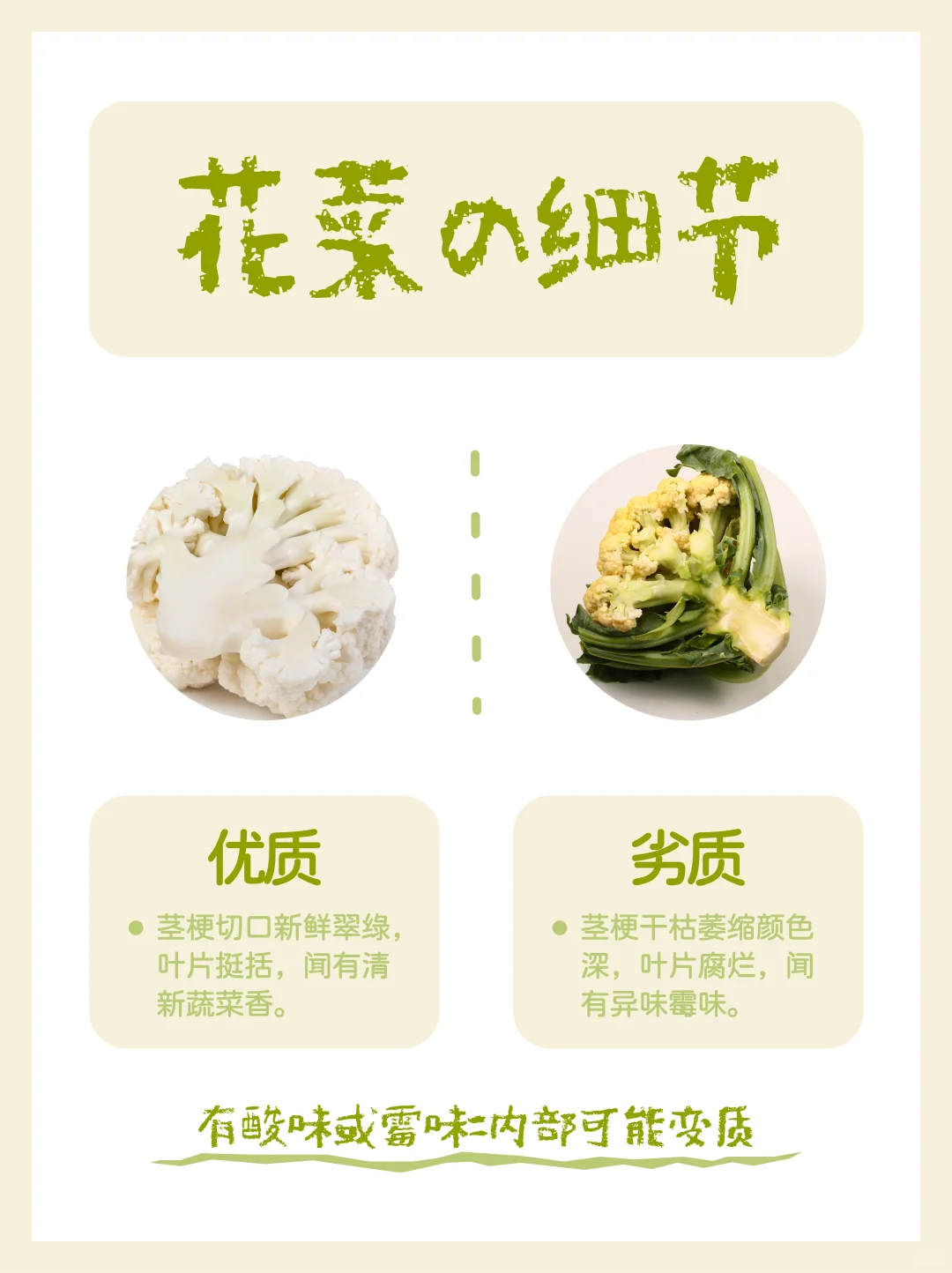 ?采购技巧|你会挑花菜吗？