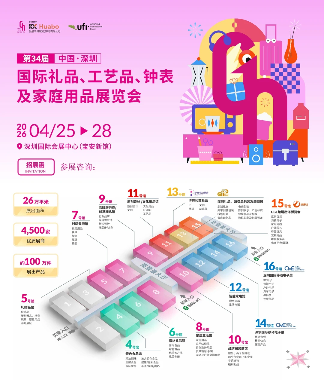 深圳礼品展,4月25-28日,26万㎡全新布局,