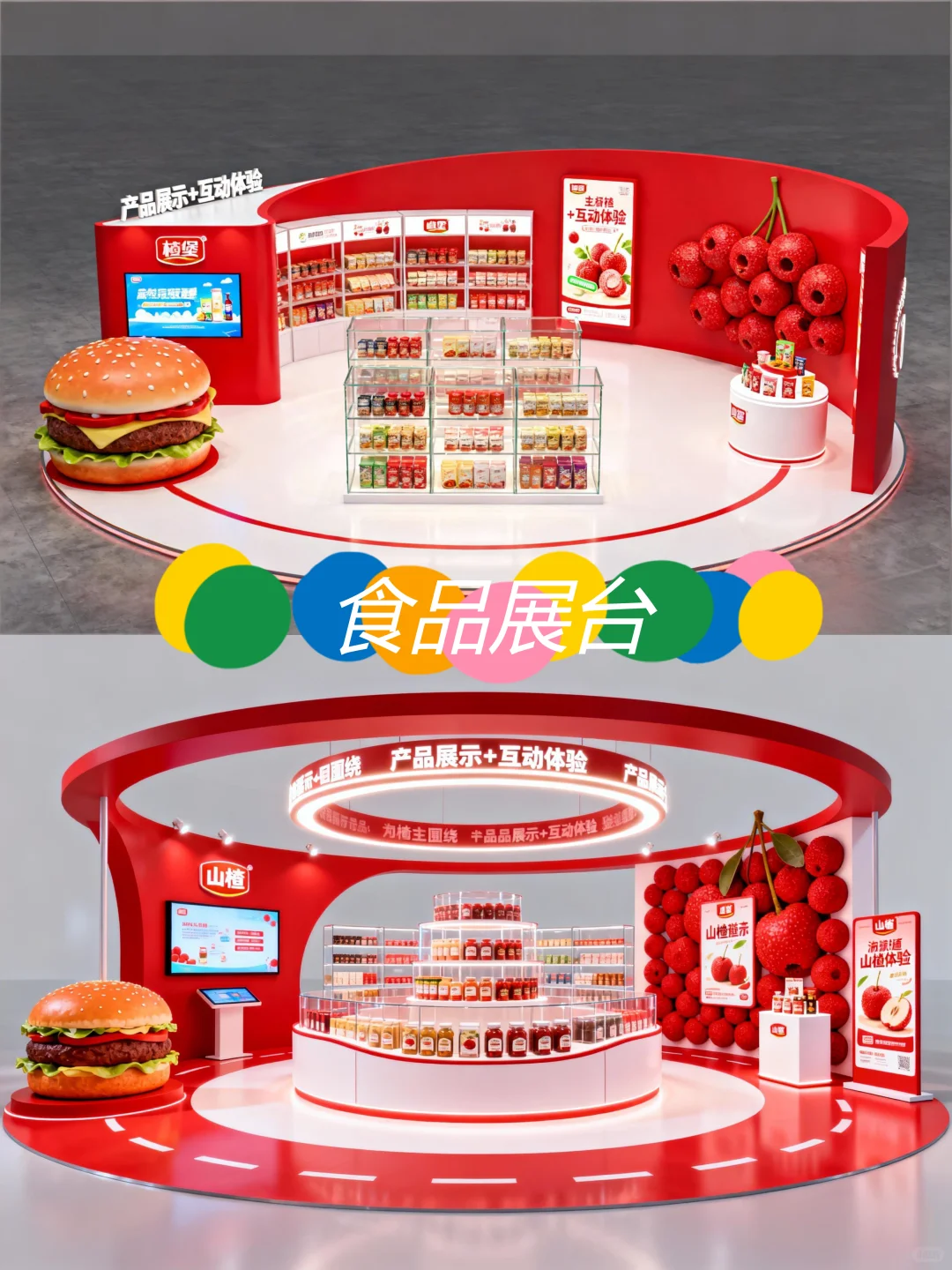 食品展台丨糖酒会创意设计