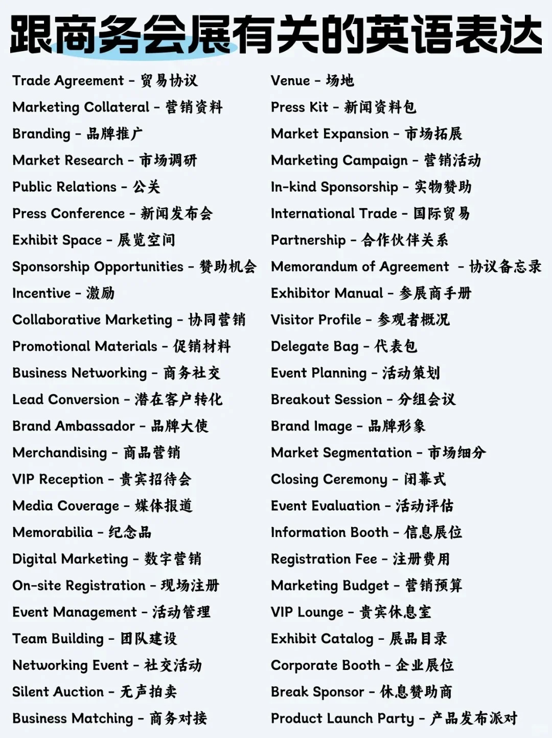 盐城商务英语培训,商务会展类的英语表达