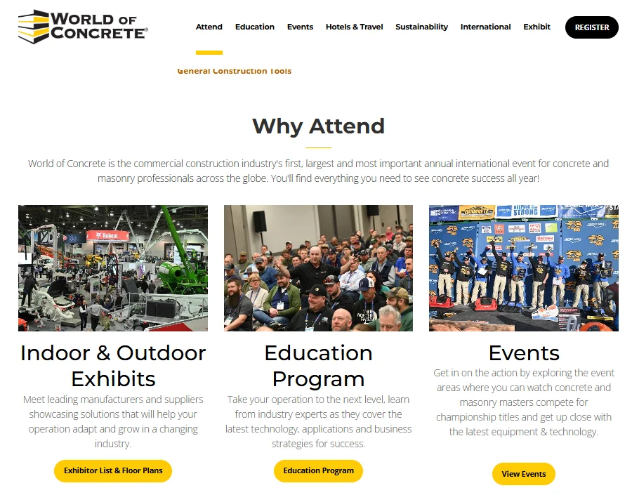 混泥土展中的风向标！