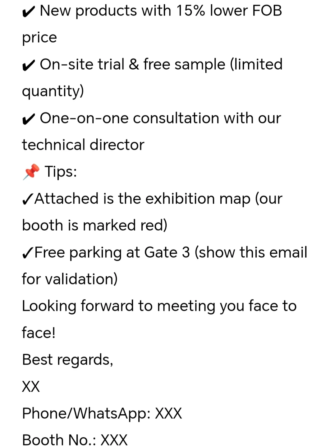 展会前➕客户到店率翻倍