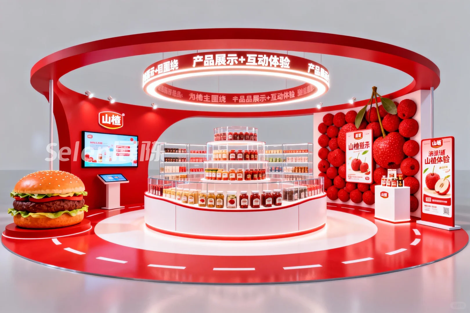 食品展台丨糖酒会创意设计