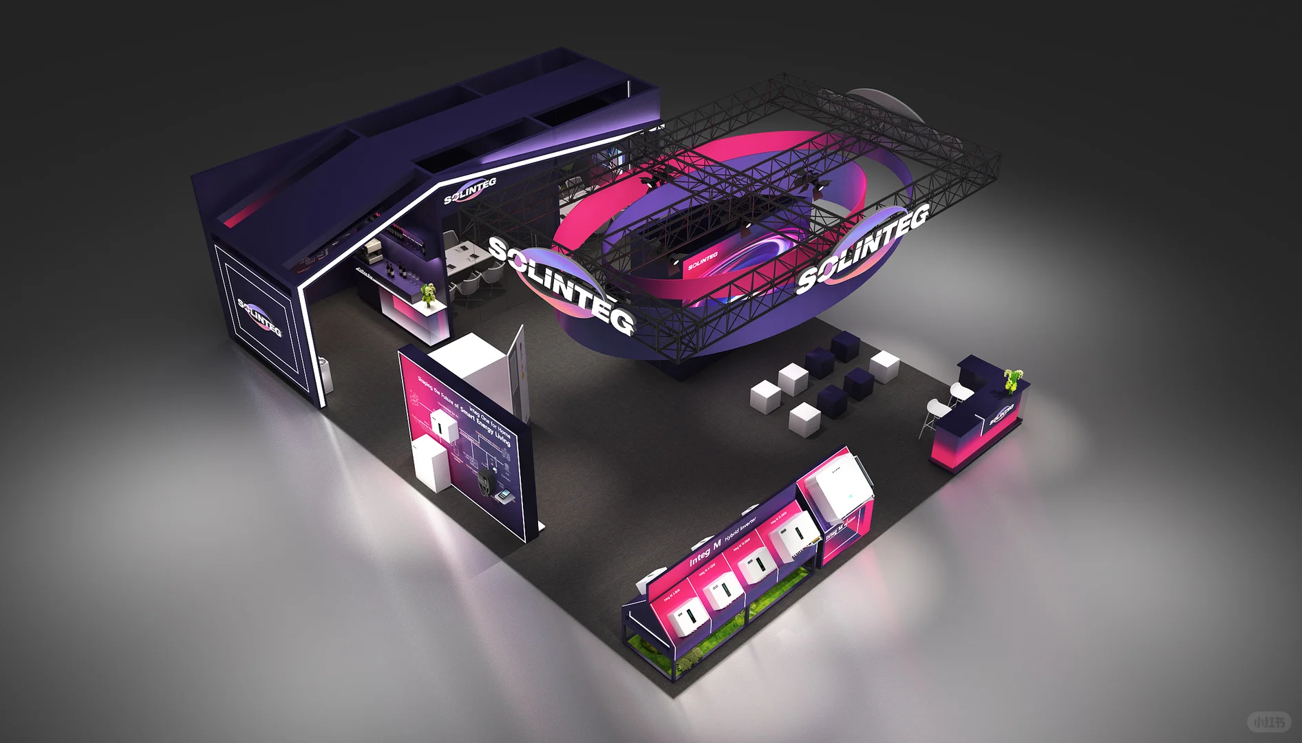 德国慕尼黑电池储能展｜展台设计搭建