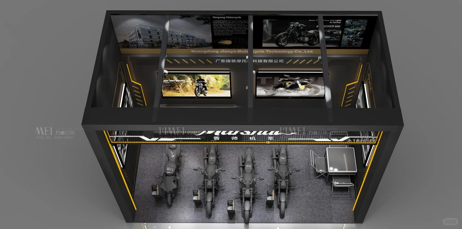 广交会18平方展台设计实用技巧!