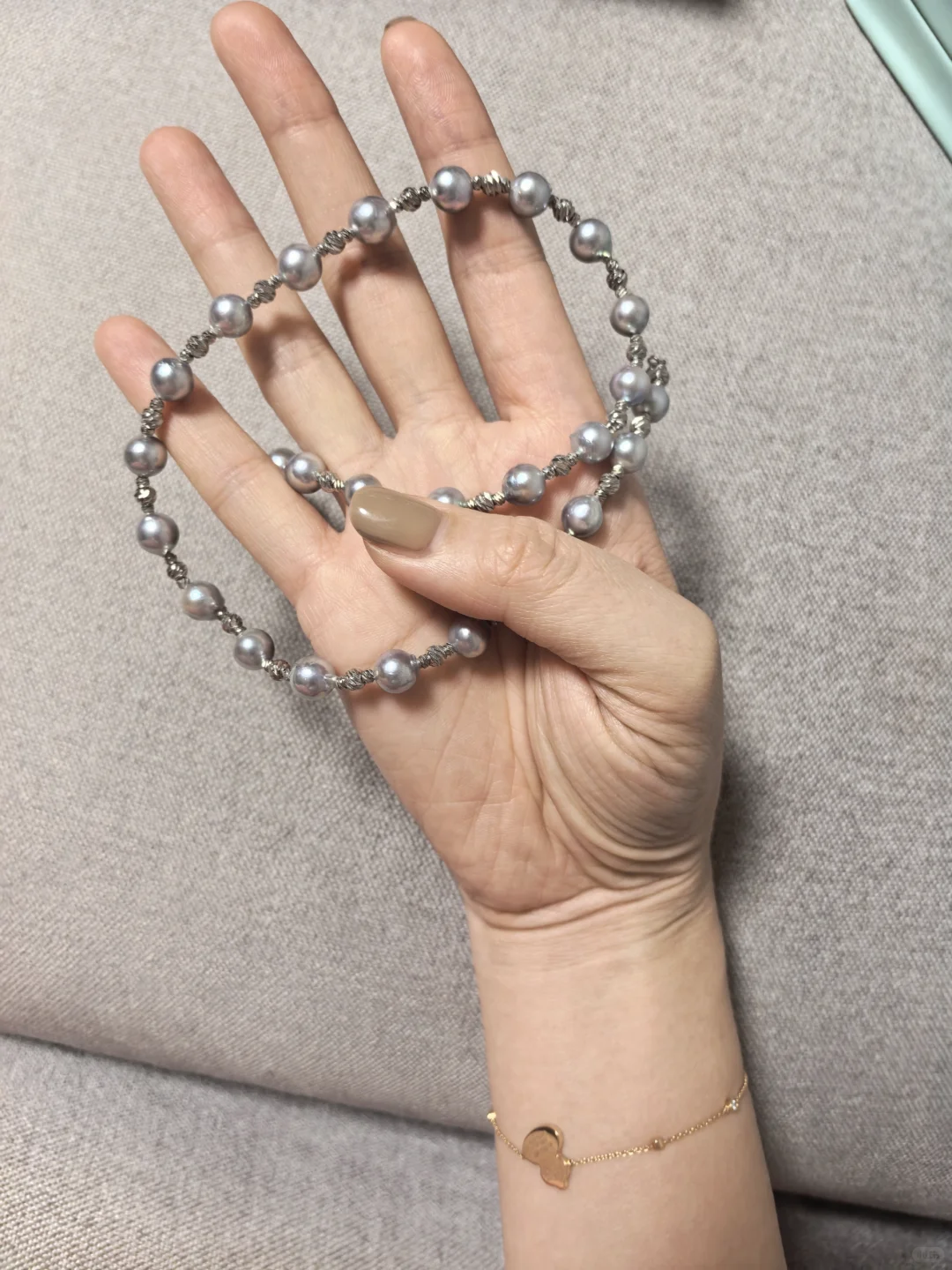 最近入的三条海水珍珠，太喜欢啦