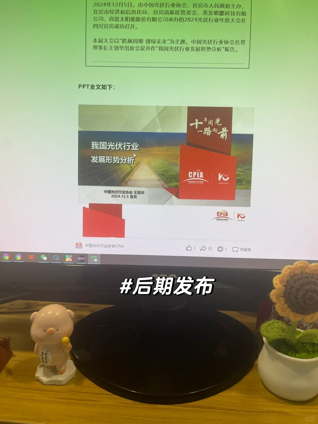 光伏行业年度大会，观点针针见血！