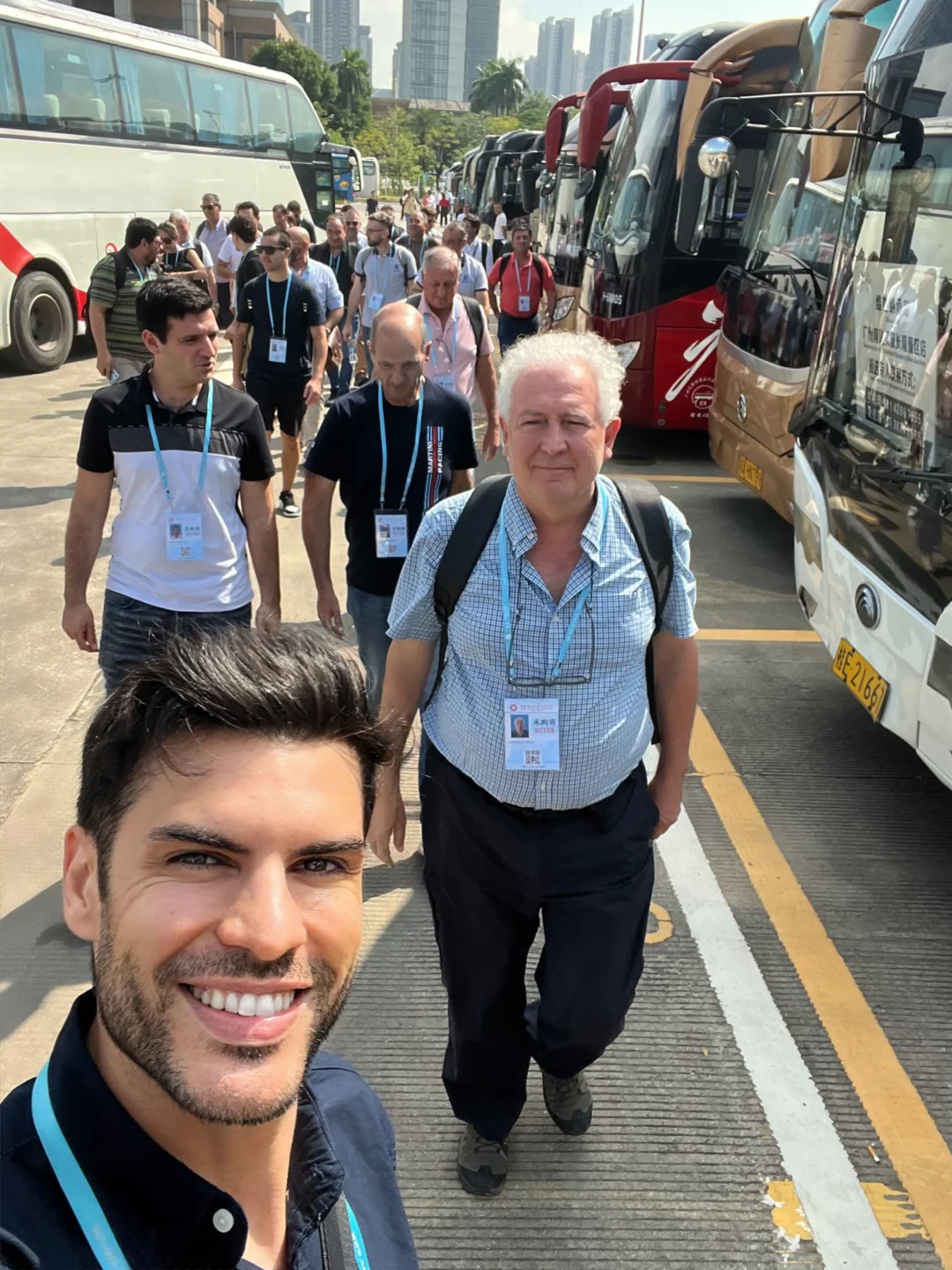 我们的阿根廷客户在广交会上非常活跃