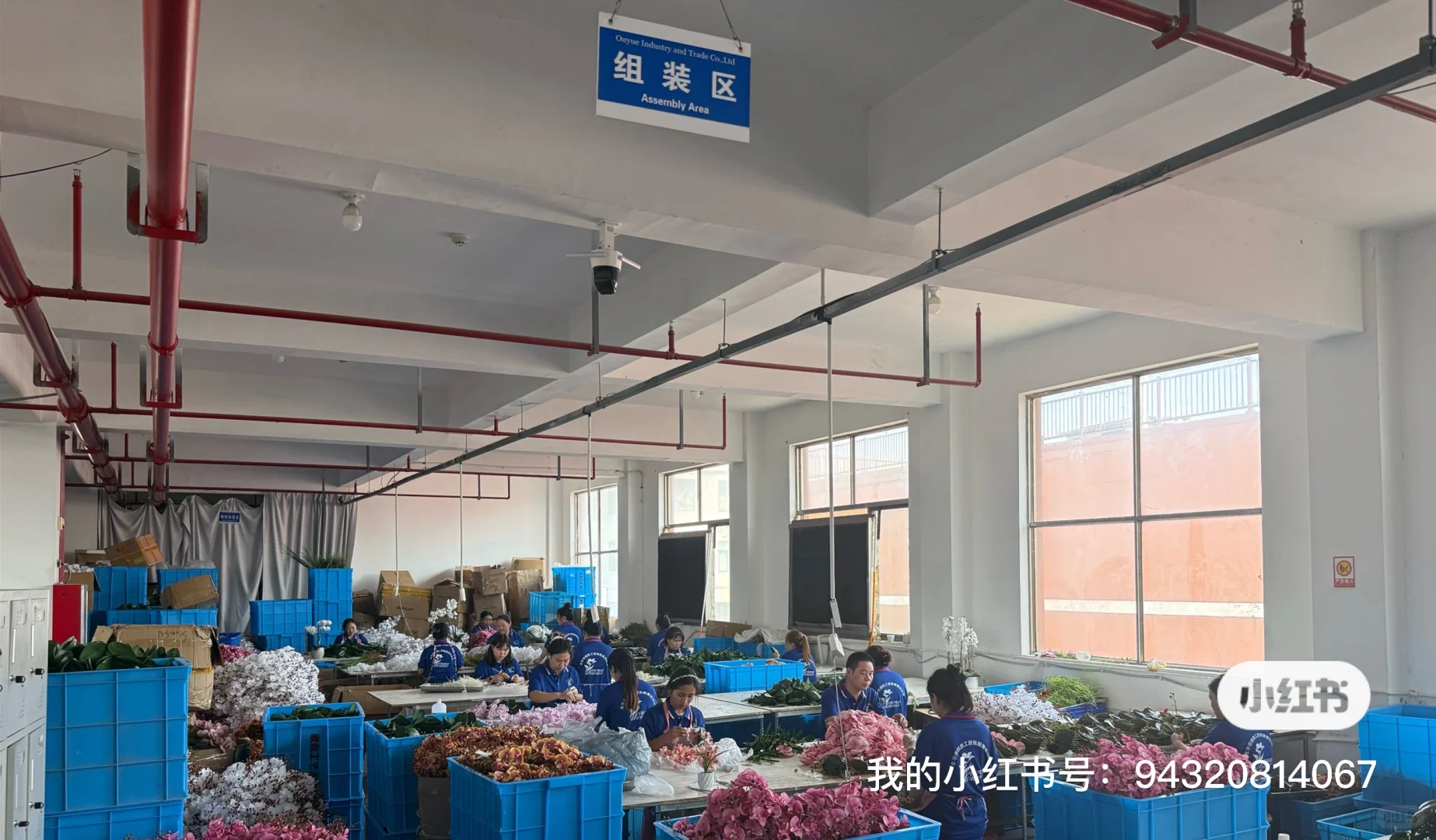 电子厂仿真花合体设计制造生产线！实体工厂