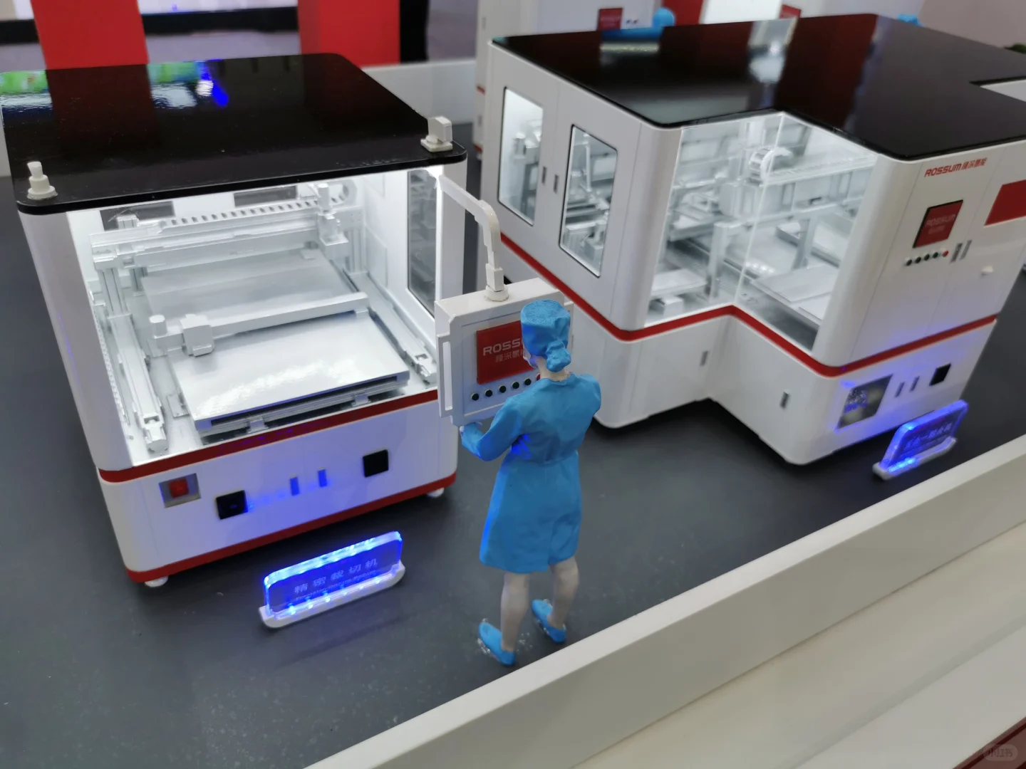 自动化产线工厂模型