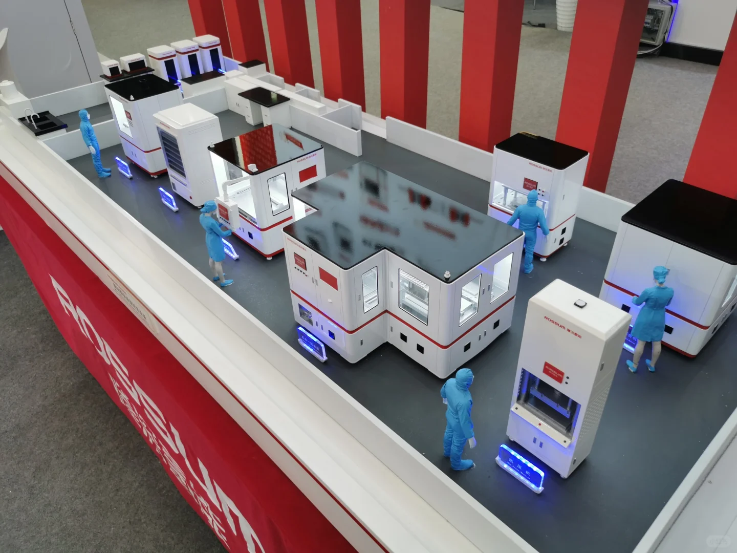 自动化产线工厂模型