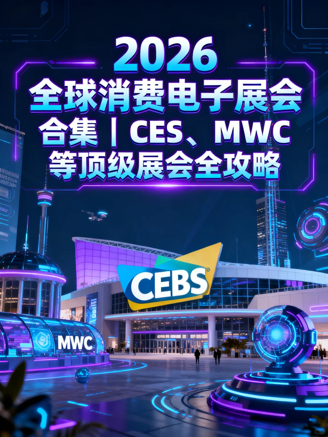 2026 全球消费电子展会合集CES、MWC 顶级展