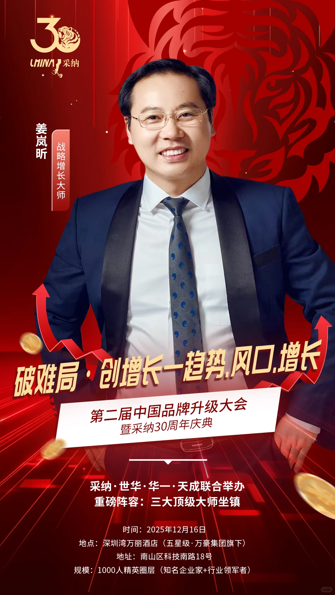 2025年第二届中国品牌升级大会报名中