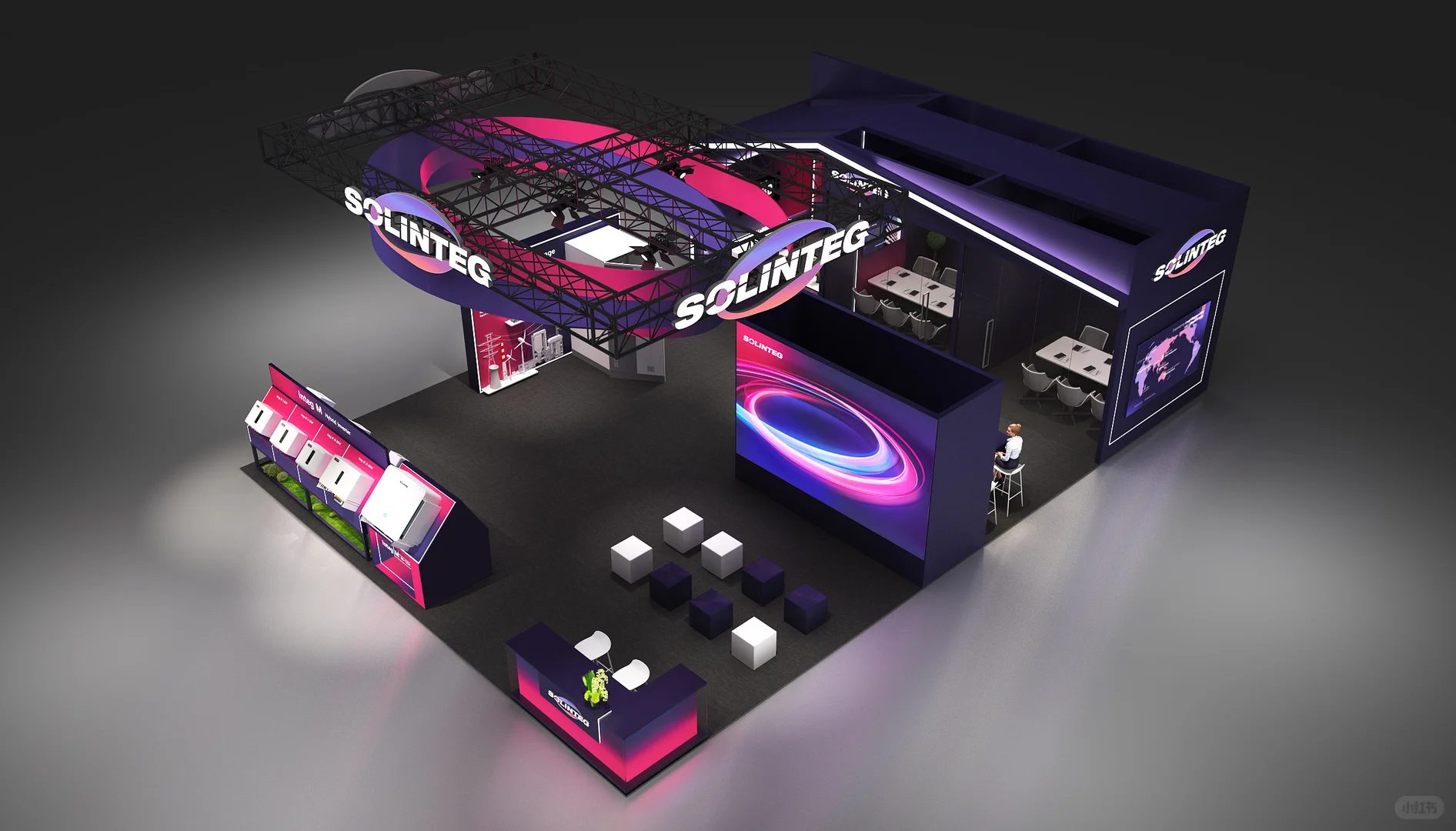 德国慕尼黑电池储能展｜展台设计搭建