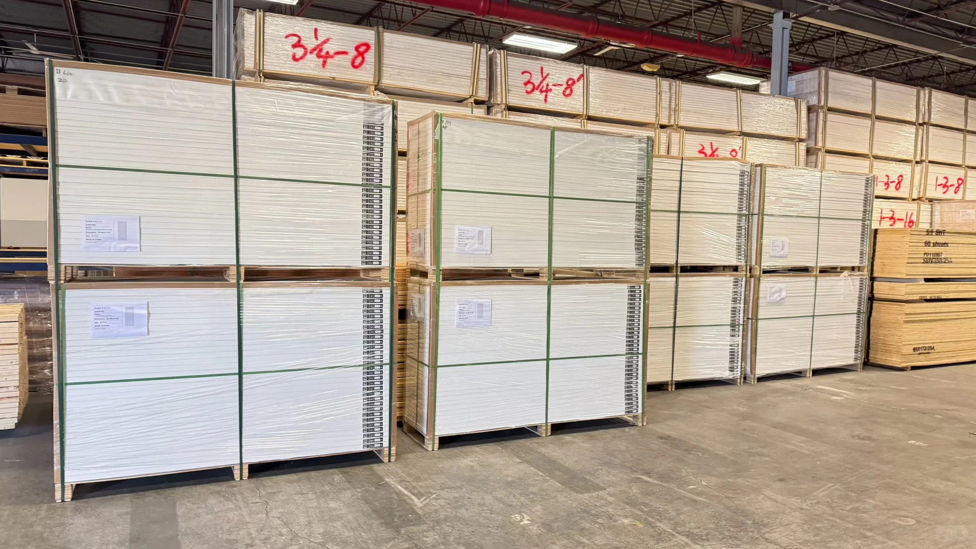 康州汇源建材 木线条内门到货批发与零售