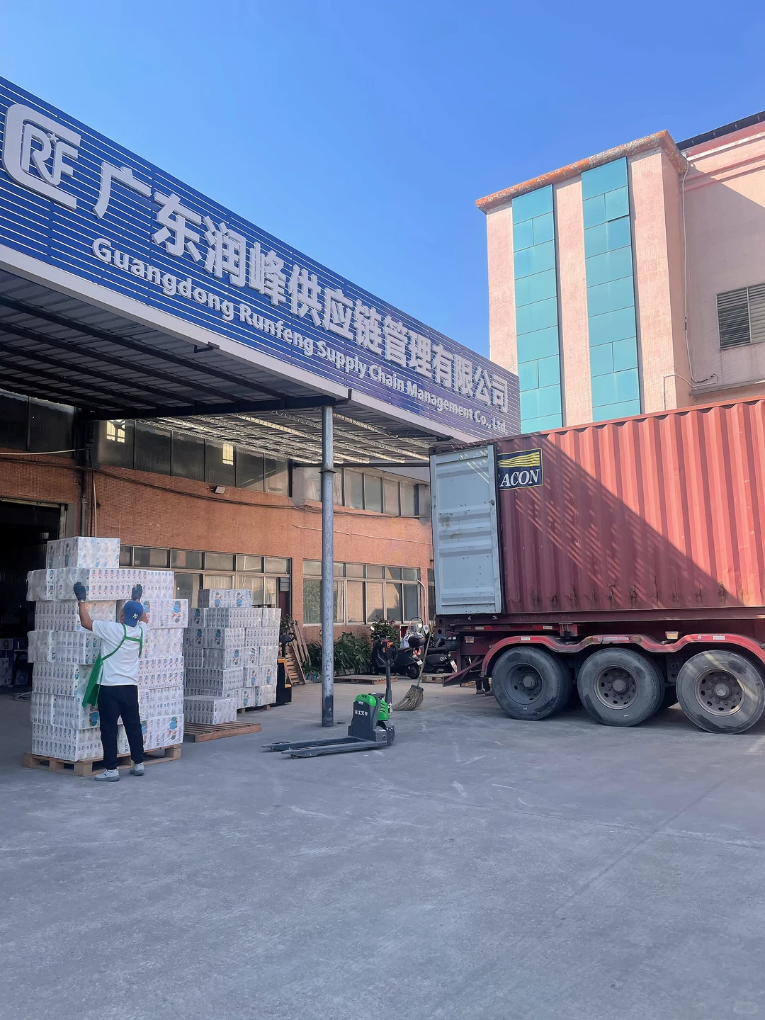 广东到全球? 整柜纸巾➕洗脸巾出海