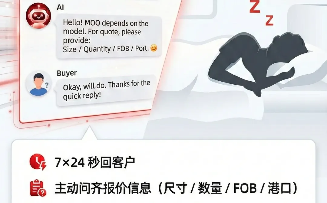 外贸+AI=王炸，AI帮你接住每一个询盘！