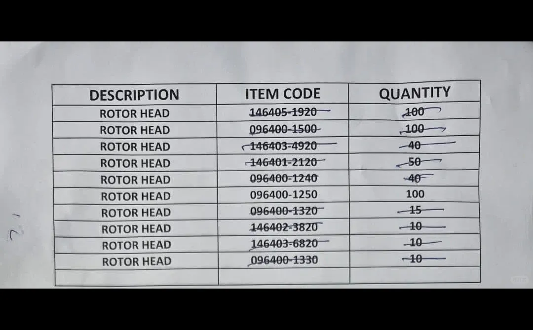 外贸单，找油泵转子头跟喷油嘴供应商