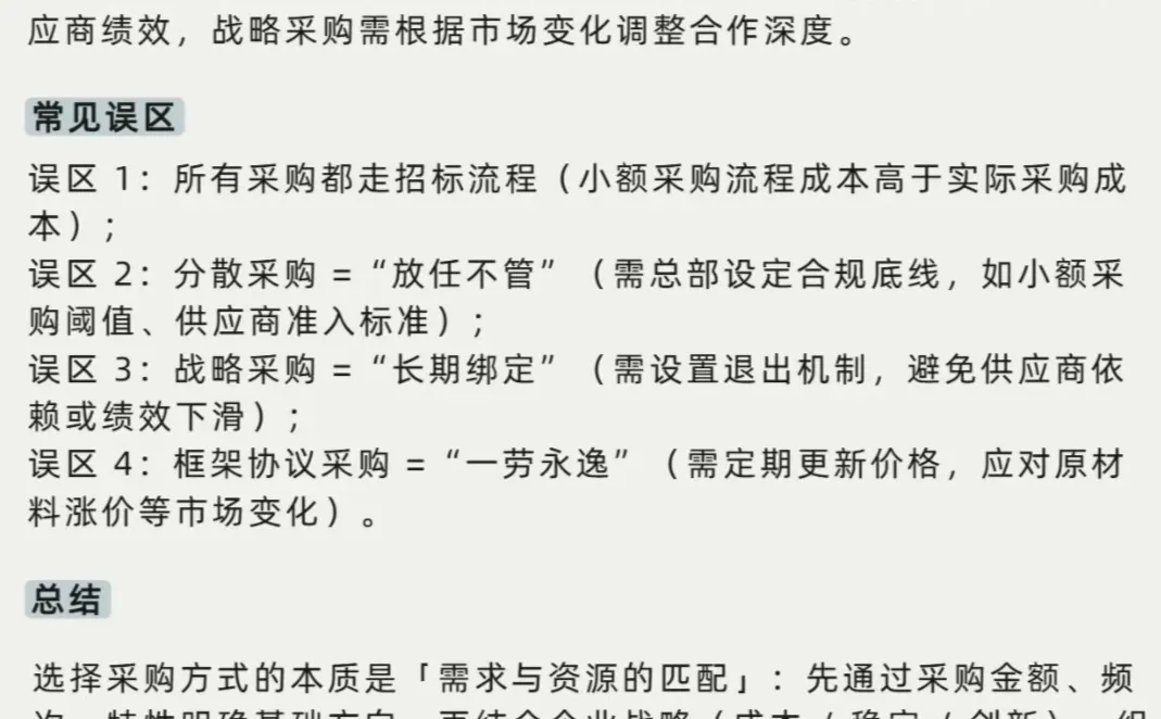 六大采购方式盘点我们该怎么选